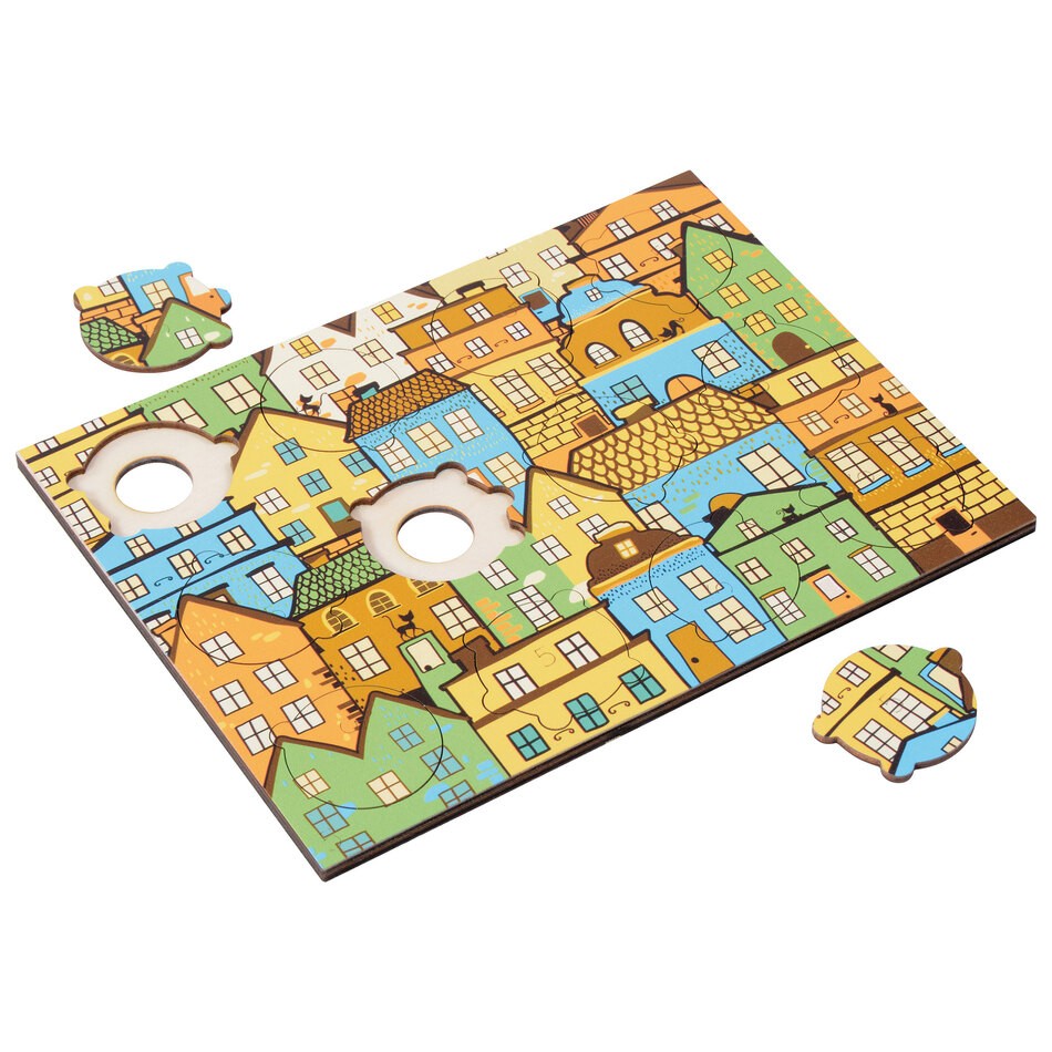 Phantasiepuzzle Stadt