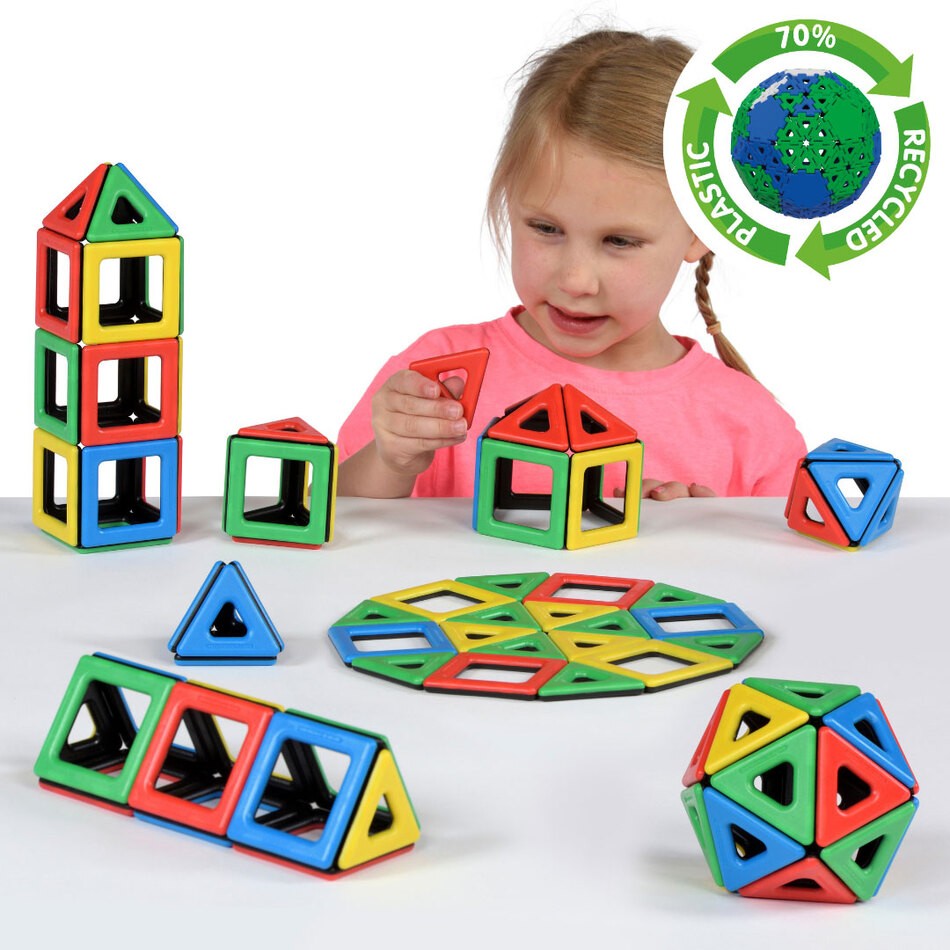 Polydron Magnetic Gruppen-Set Bausteine