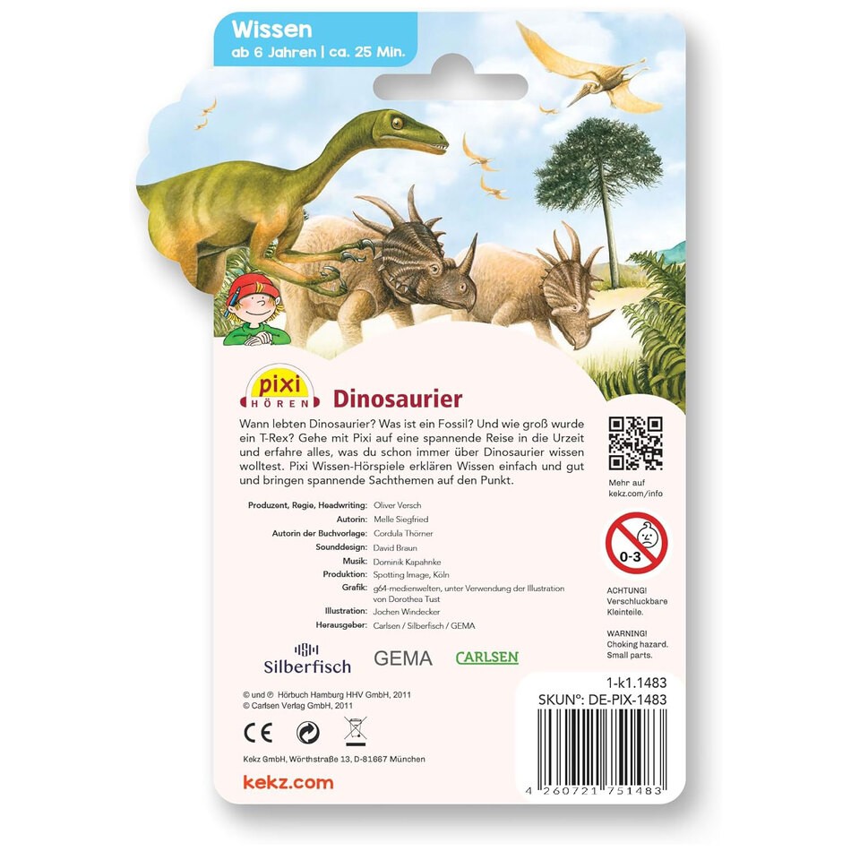 Kekz Audiochip Pixi Wissen Dinosaurier