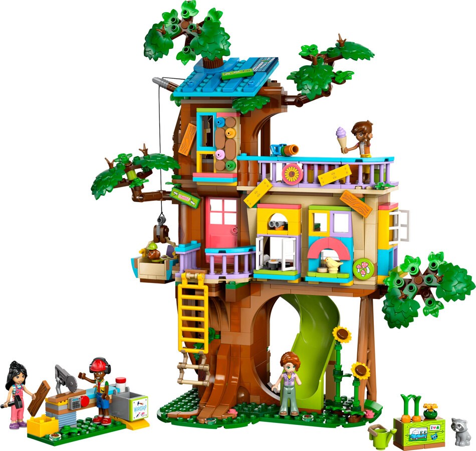 LEGO® Friends Baumhaus aufgebaut