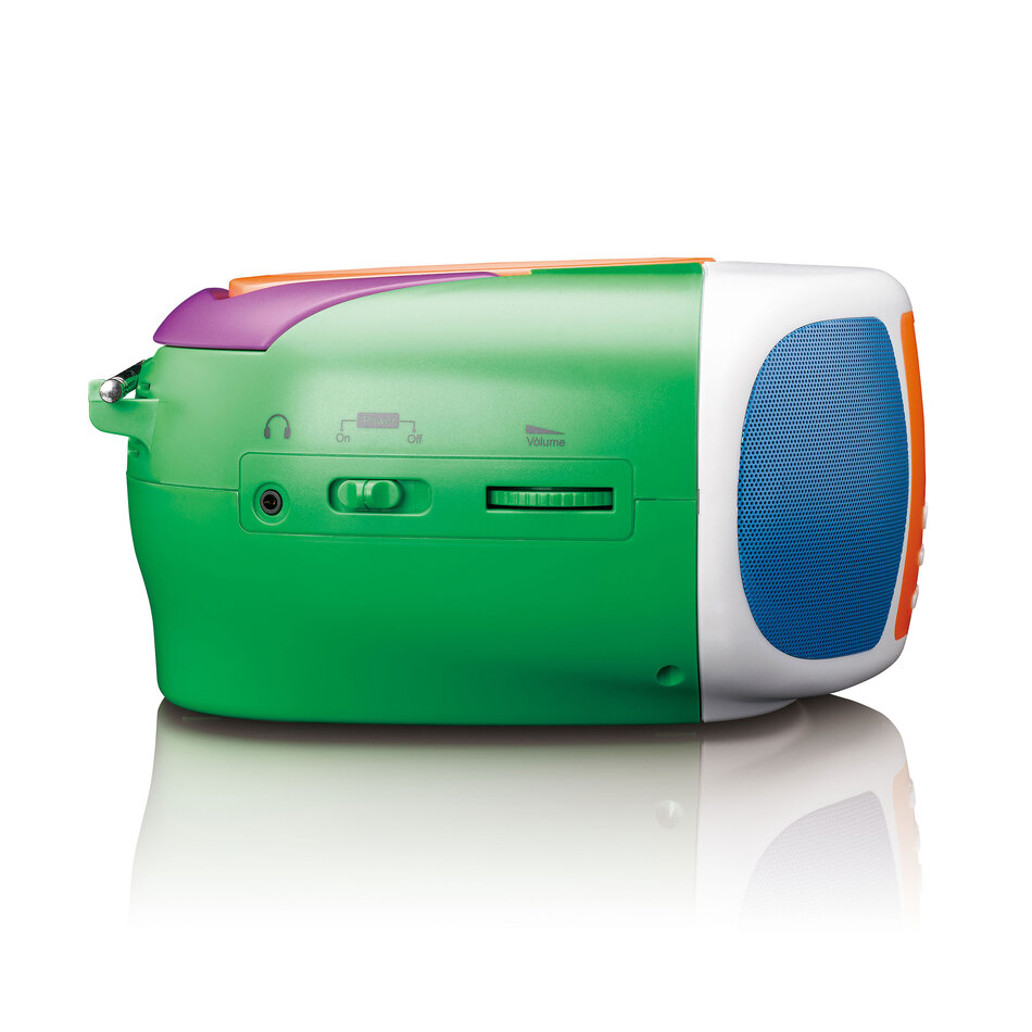 Lenco Kinder Boombox von der Seite