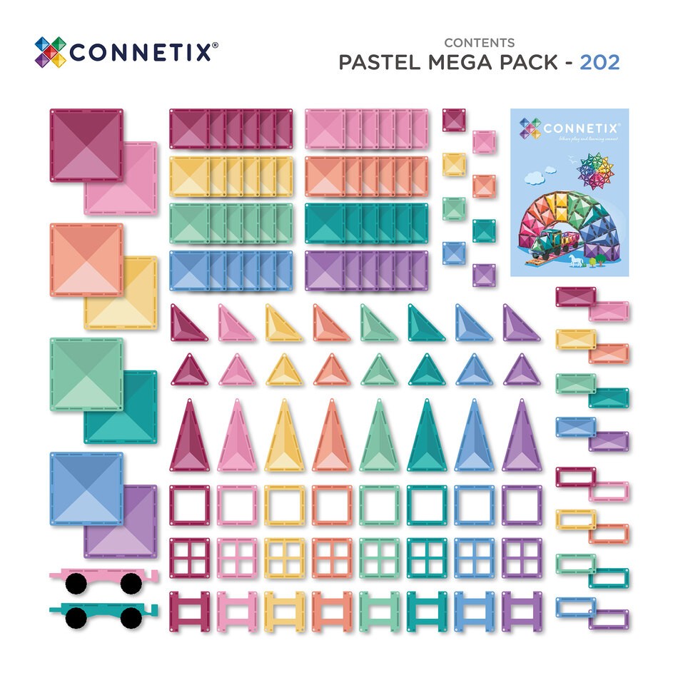 CONNETIX Pastel Mega Pack Übersicht