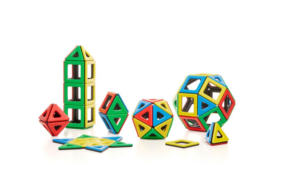Polydron Magnetic Gruppen-Set Bausteine