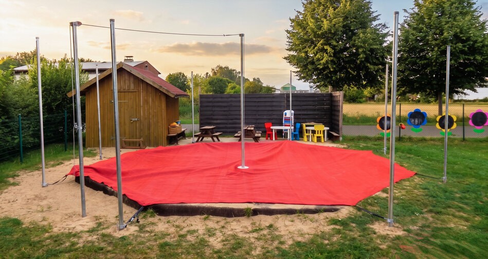 Sonnenschutzanlage 8-eck, ø 6,4 m