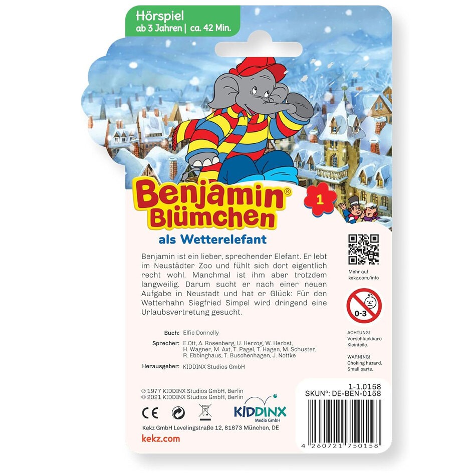 Kekz Audiochip Benjamin Blümchen als Wetterelefant