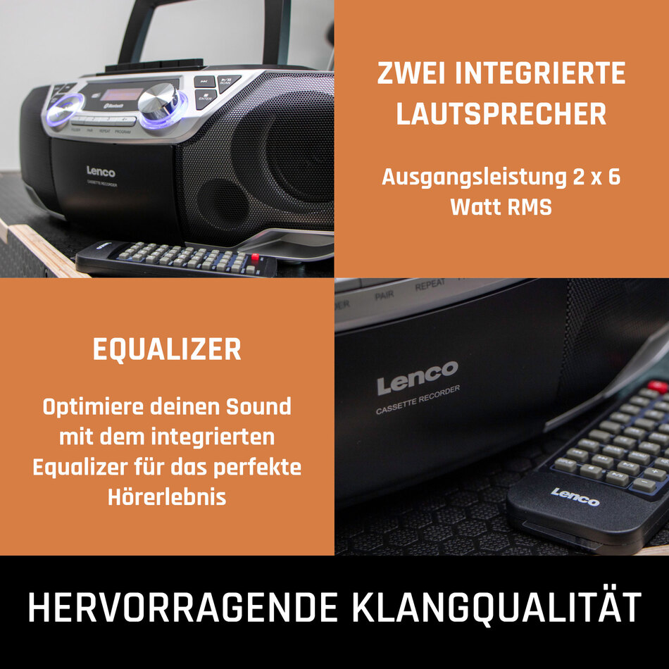 Lenco Boombox Features