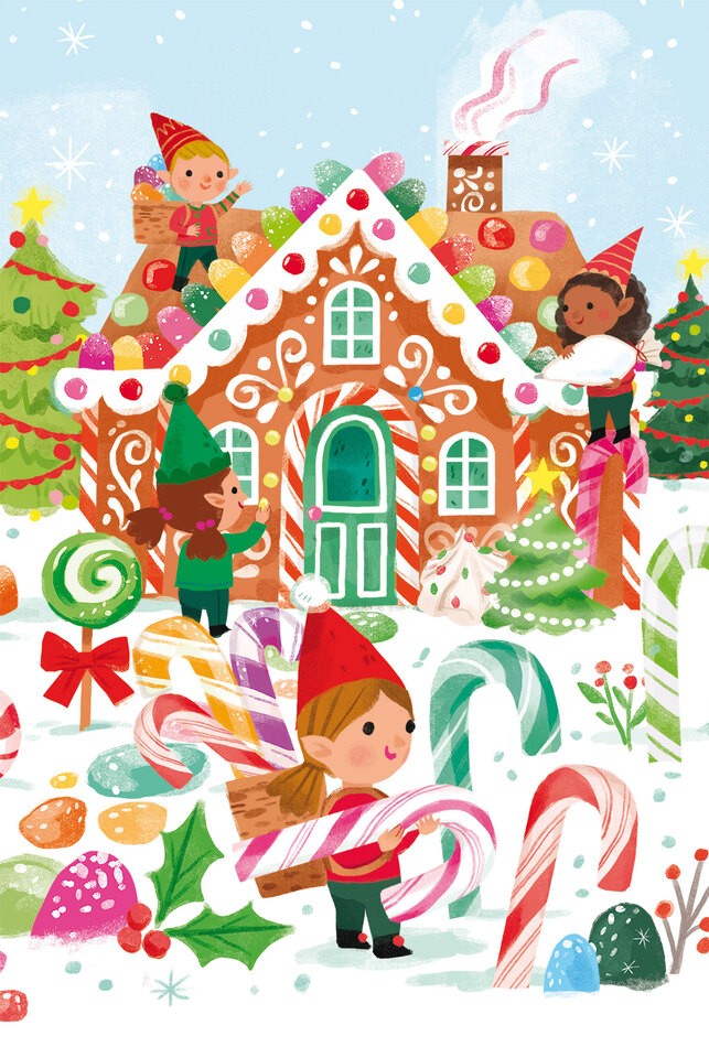 Schmidt Puzzle "Endlich Weihnachten!" Motiv 2