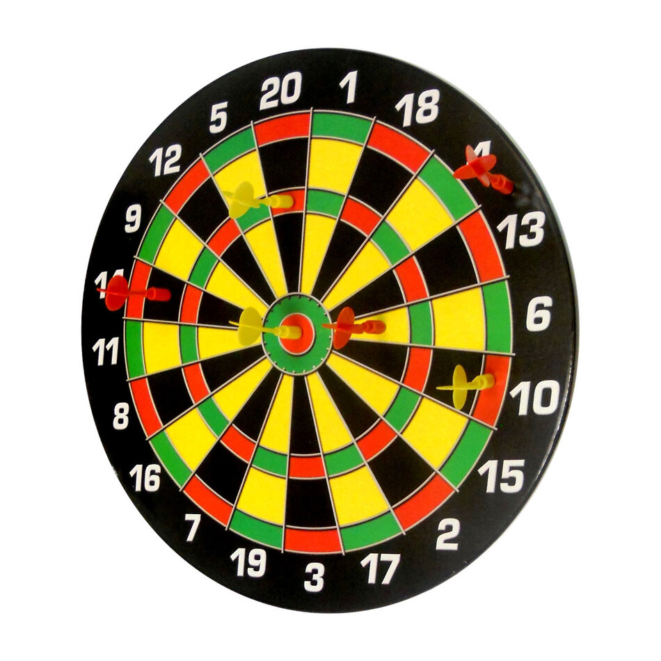 Dartboard Magnet inklusive 6 Magnetpfeile