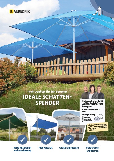 Titelbild des Flyers über Schlafräume mit den Produkten von Aurednik